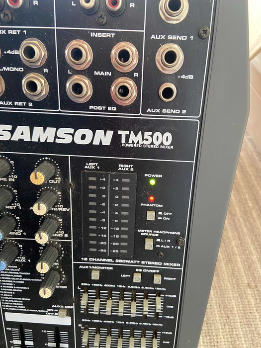 Samson TM500 mixer ze wzmacniaczem