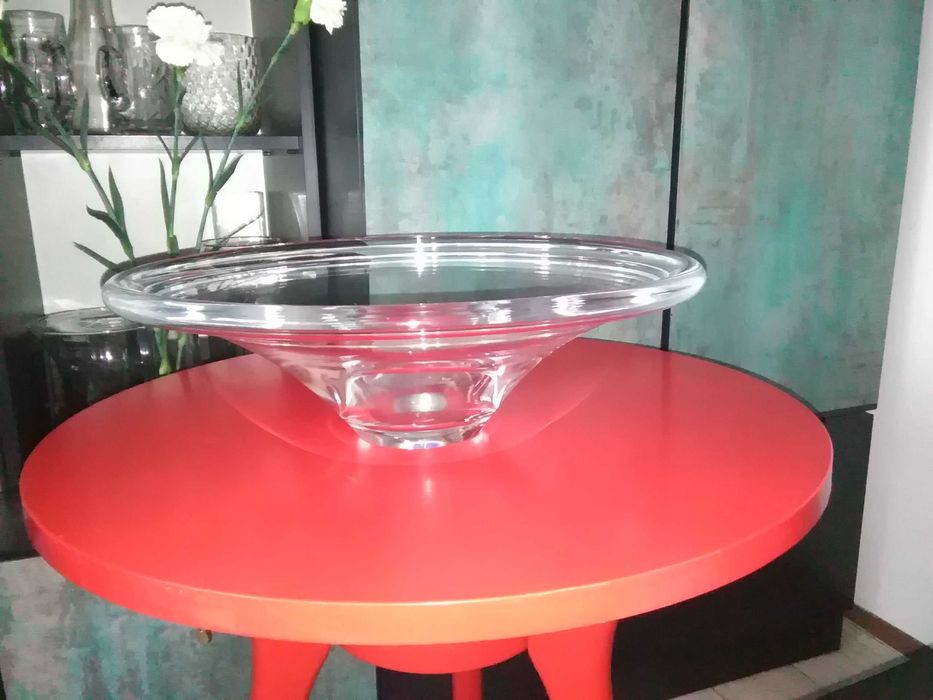 Misa szklana na owoce