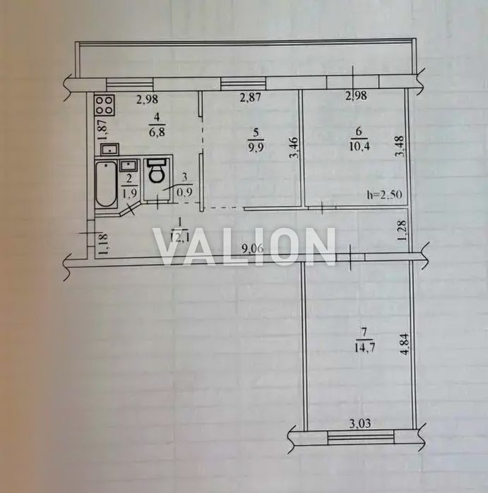 Продаж 3-кімнатної квартири з ремонтом, проспект Тичини, Березняки
