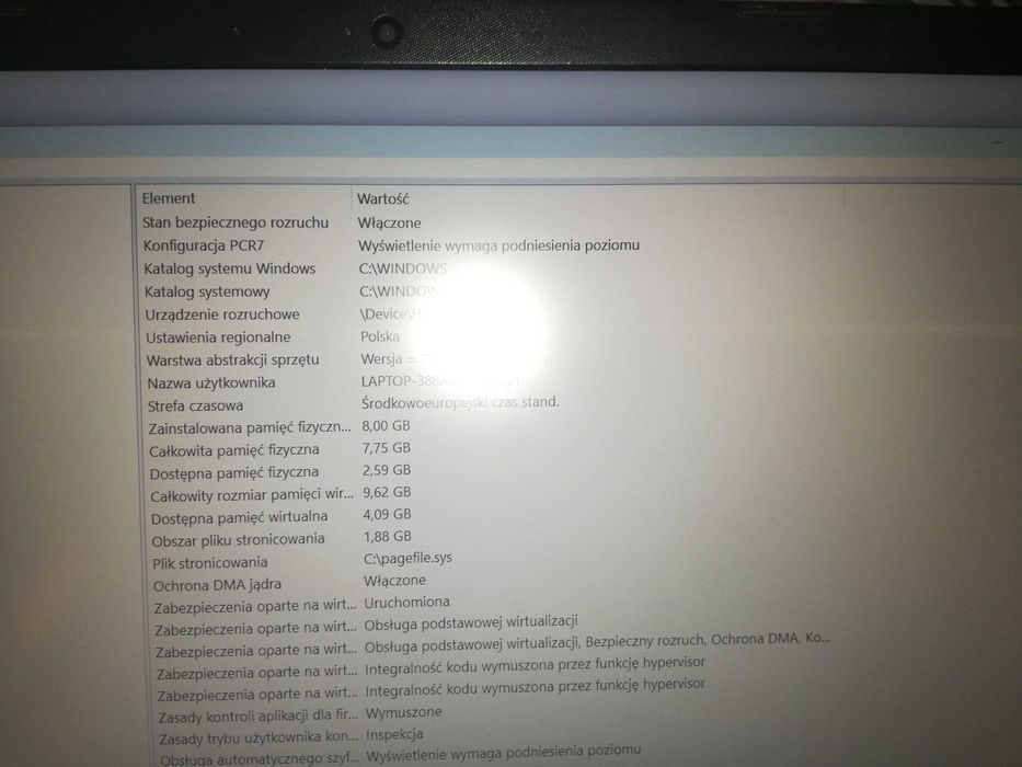 Laptop HP Intel core i3-1115g4