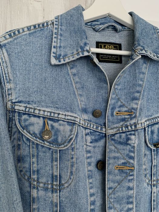 Lee Riders sanforized sherpa kurtka motocyklowa jeansowa katana