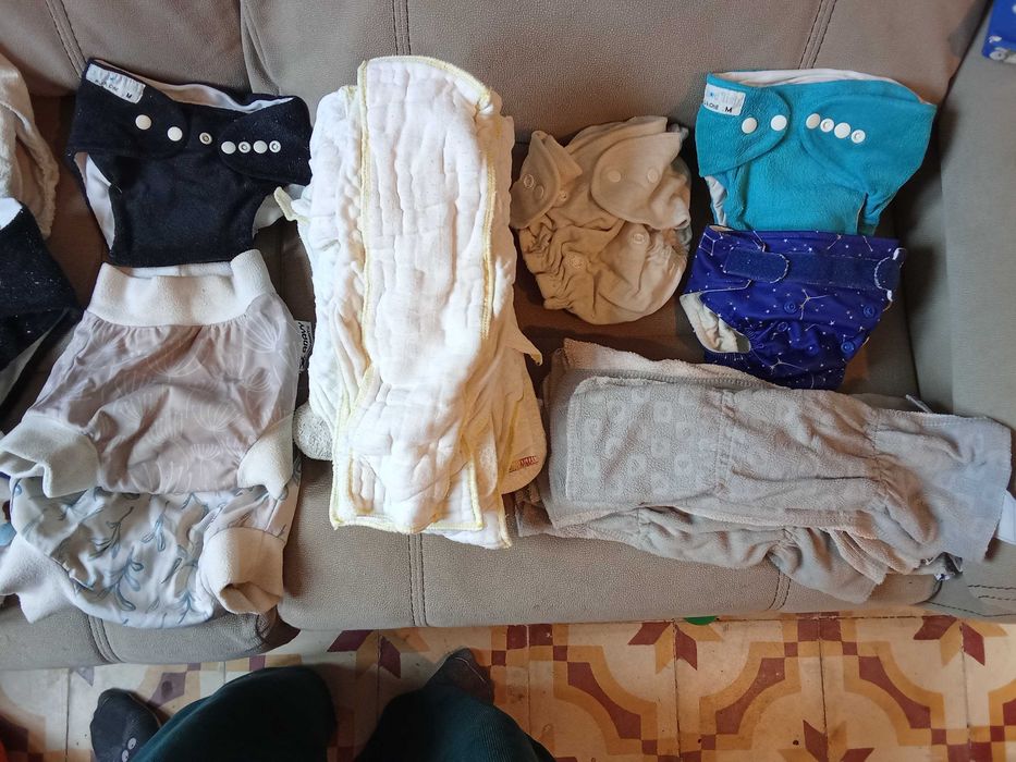 37 Reusable Diapers + 3 Backup Diapers, 23 Absorbent Inserts64552056867330123