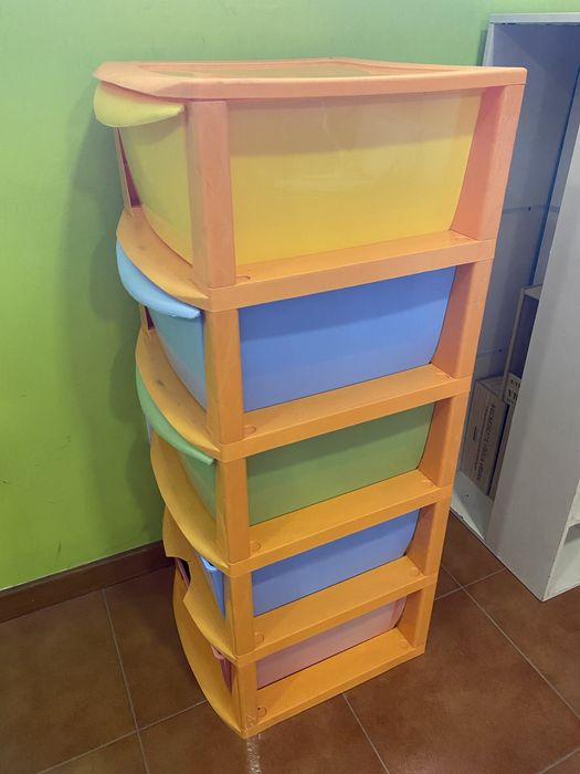 Móvel de Arrumação Infantil Colorido