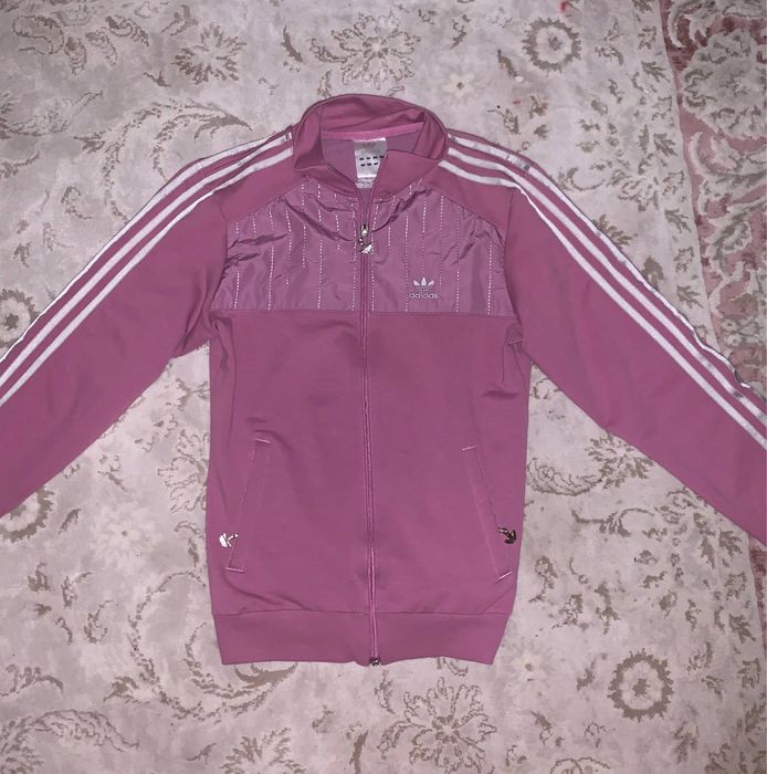 Оригінальна рожева кофта Adidas zip