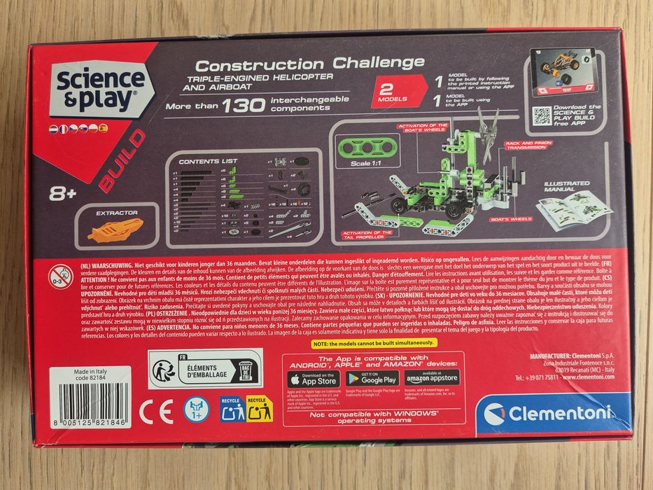 Zestaw Clememtoni 2 modele Construction Challenge