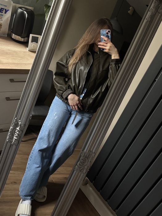 Kurtka skorzana z Zara nowa