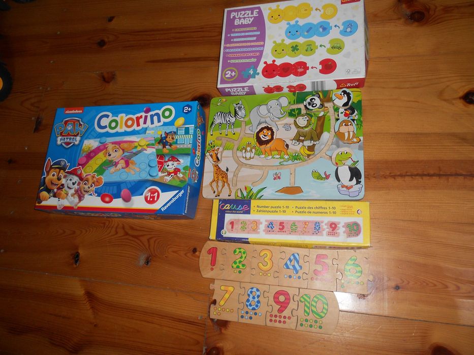 Jogos didaticos, em madeira, patrulha pata, etc