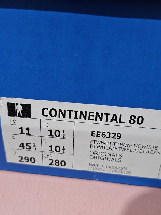 Buty nowe Adidas continental originals Eu 45 ⅓ ee6329