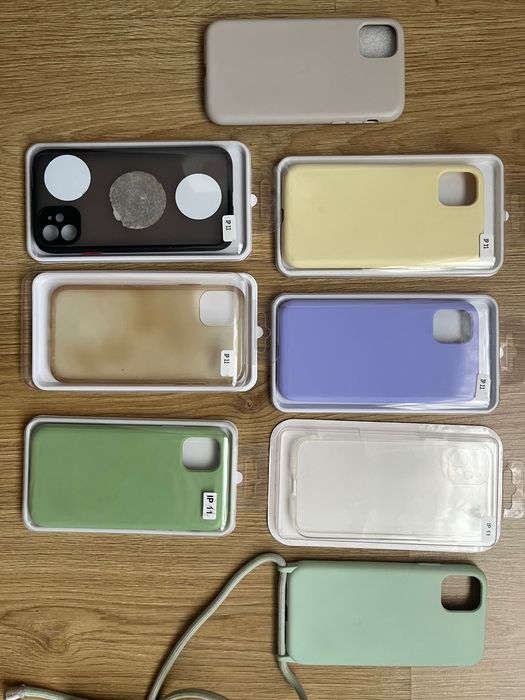 Conjunto de 8 Capas para IPhone 11