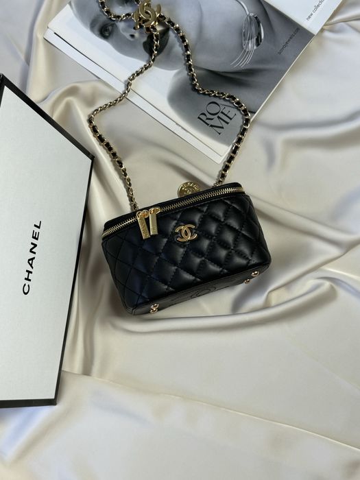Сумка Chanel Lambskin женская сумка шанель клатч боченок кроссбоди топ