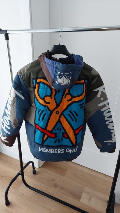 Kurtka zimowa K.Haring members only r.M/L
