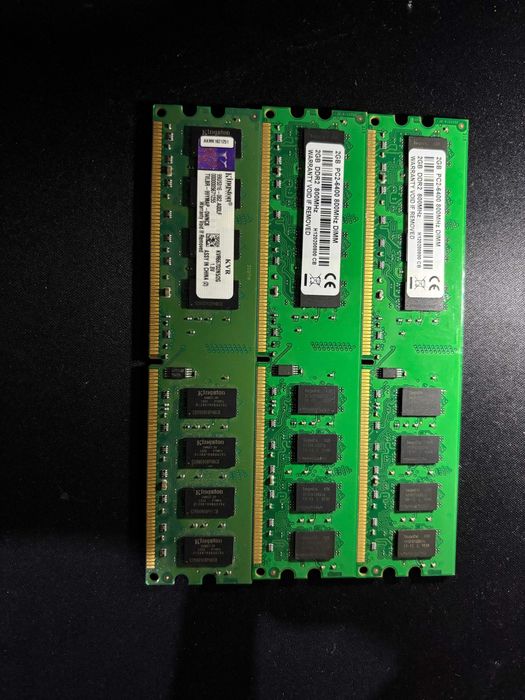 Lote de Memórias RAM – DDR, DDR2 e DDR3 (PC e portátil)