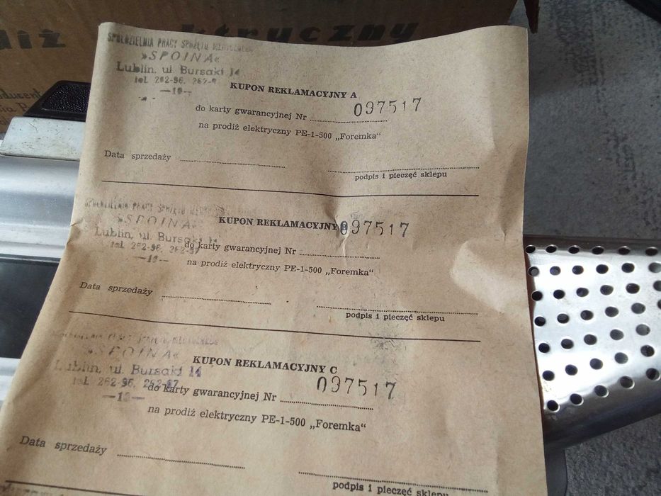 Prodiż foremka PE -1-500 kolekcjonerski jak nowy z pudełkiem z 1975 r