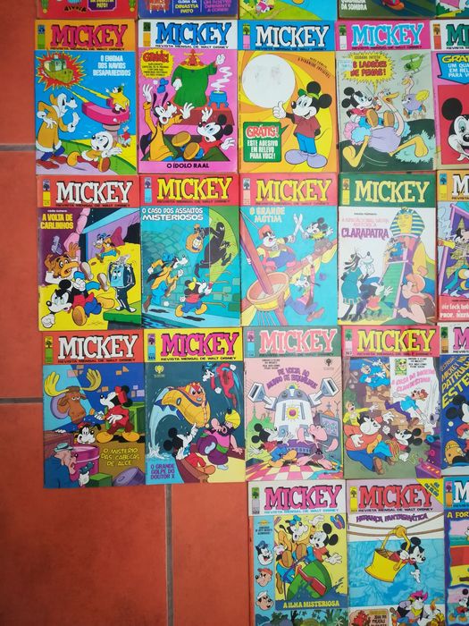 86 Livros do Mickey anos 60 e 70, 1a Edição