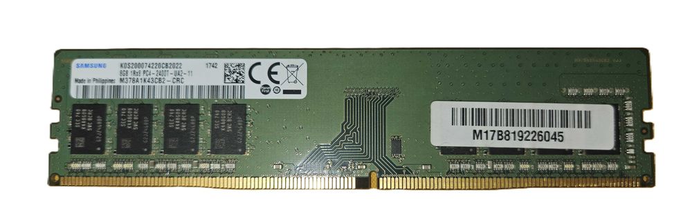 Samsung 8GB DDR4-2400 M378A1K43CB2-CRC