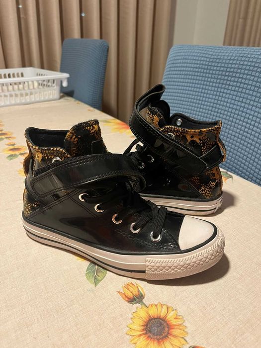 Sapatilha-bota All Star em pele nº 36,5