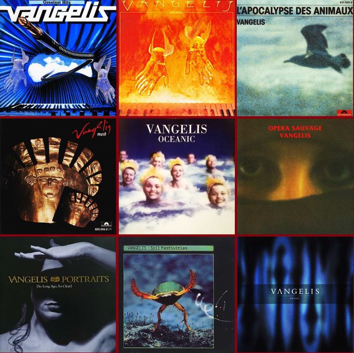 Vangelis - 19 CDs - Raros - Muito Bom Estado