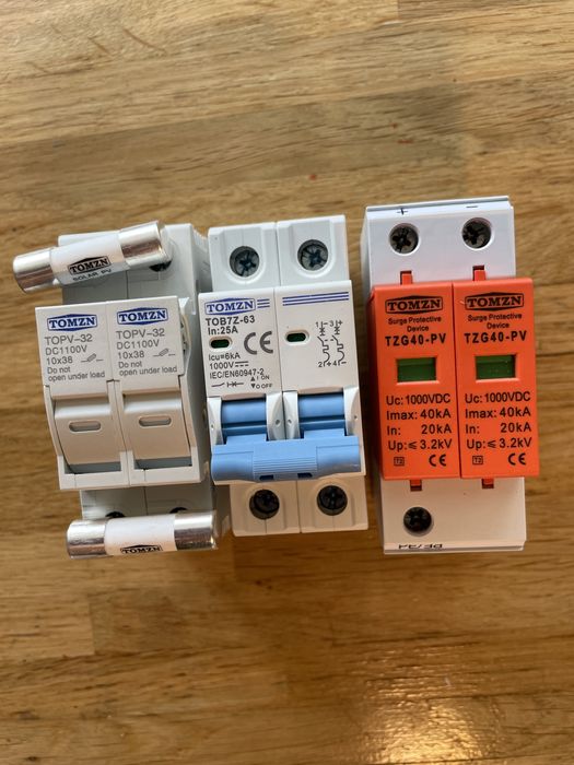 Комплект захисту СЕС напруга ПЗІП 500/600/800/1000