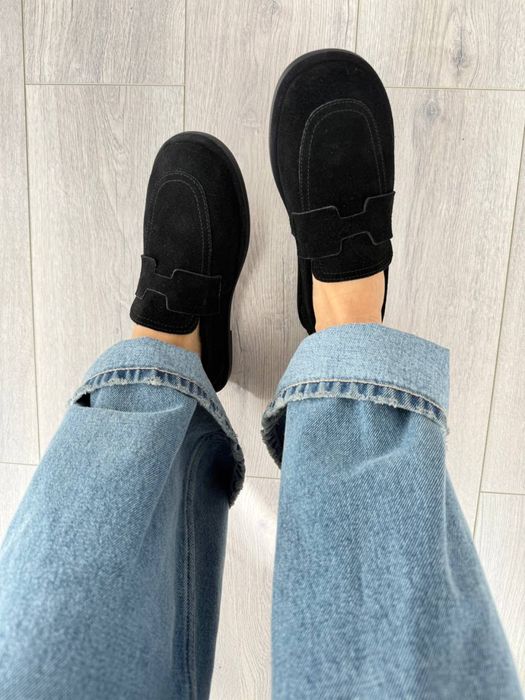 Анатомічні лофери Натуральна замша