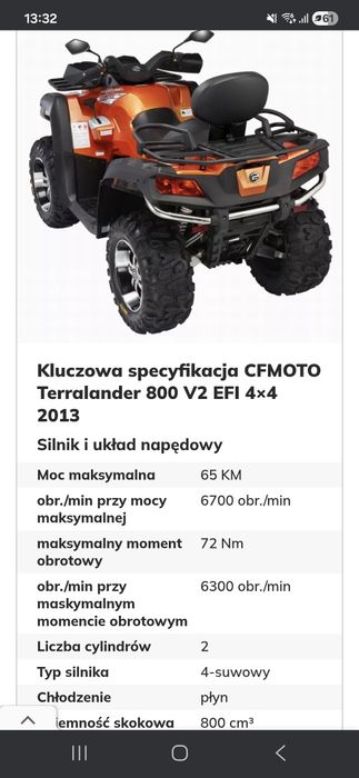 CFMOTO 800 Terralander EFI