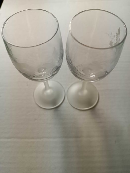 Copos Licor em Cristal Coleção Colibri