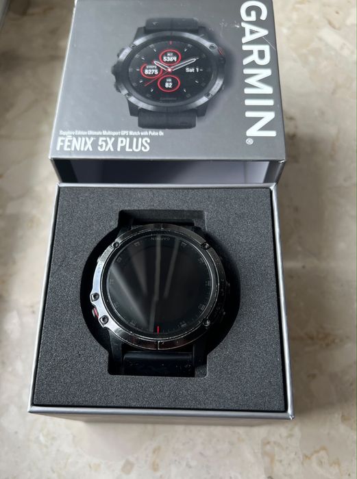 Garmin Fenix 5X Plus Sapphire – bardzo dobry stan + kilka pasków