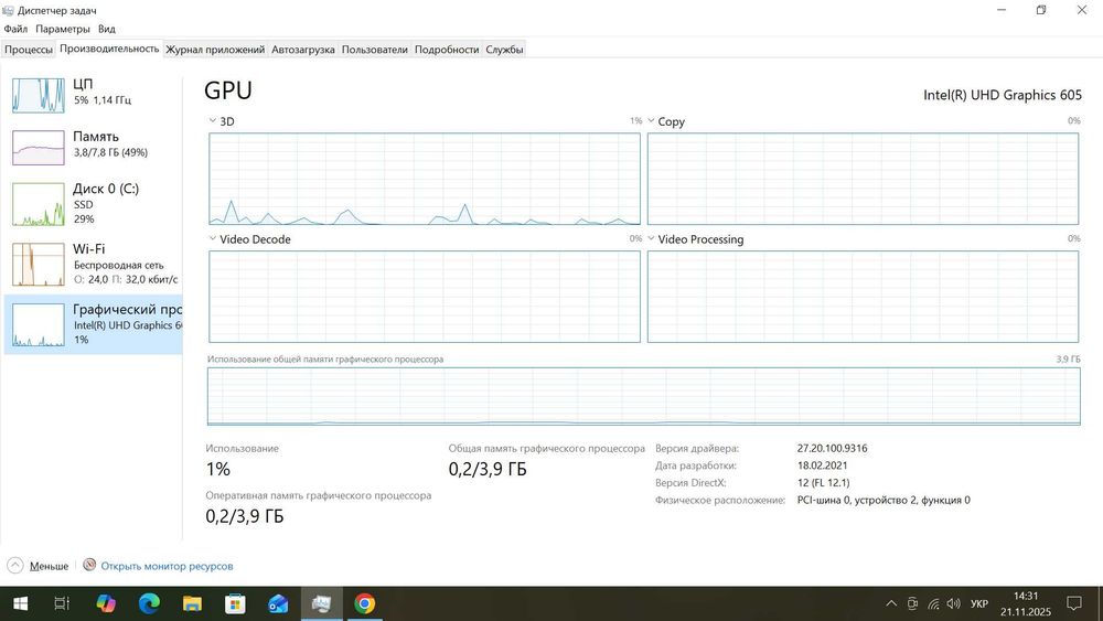 Неттоп Asus Mini PC PN40
