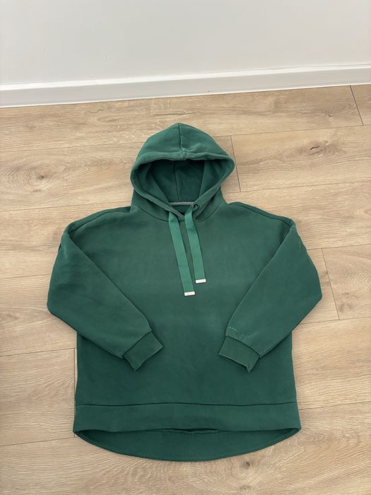 Bluza zielona volcano z kapturem XS