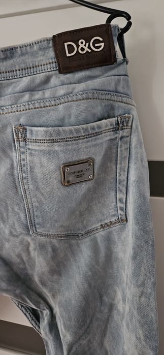 Dolce gabanna spodnie 36 jeansy niebieskie armani boss gucci tommy