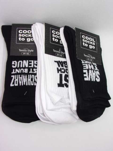 2x Skarpety  COOL Socks bawełniane młodzieżowe  z nadrukiem 39/42. CNB