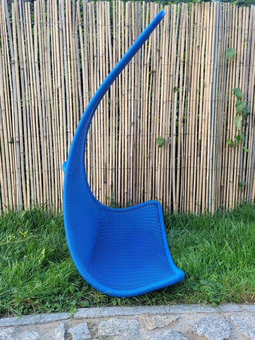 Fotel siedzisko wiszące niebieskie IKEA