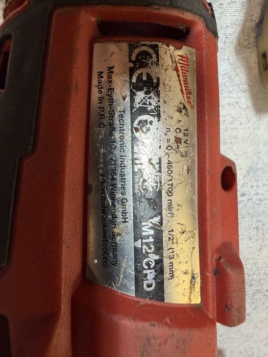 Milwaukee m12 CPD uszkodzona !