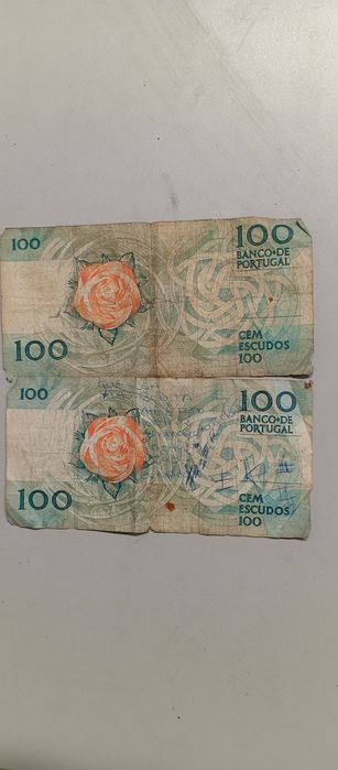 Notas antigas de escudos português