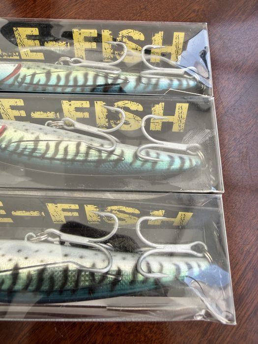 LE‑FISH Minnow Azul/Prata – Novos e Selados