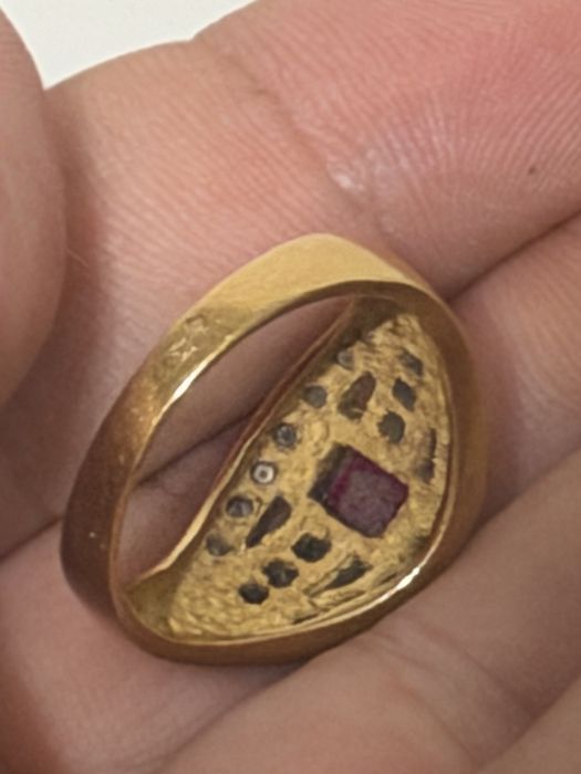 Anel de Ouro 19,2 kt com 8 gramas