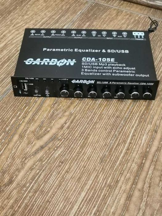 Эквалайзер усилитель предварительный Carbon SDA-105E