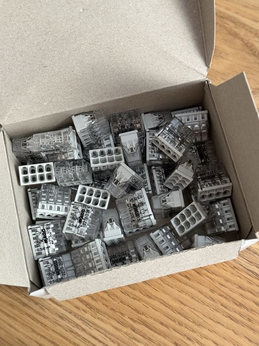 WAGO 3,5,8 клеммы (оригинал,)— 50, 25, 100 шт в упаковке