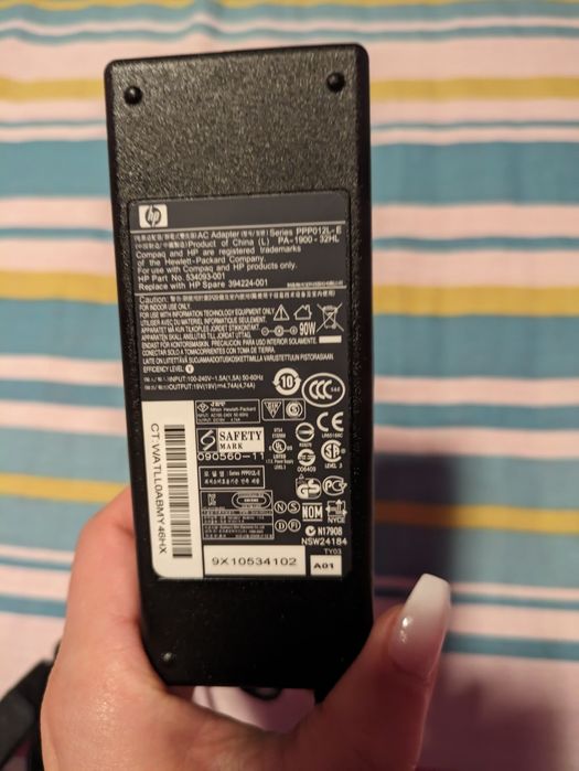 Carregador laptop HP
