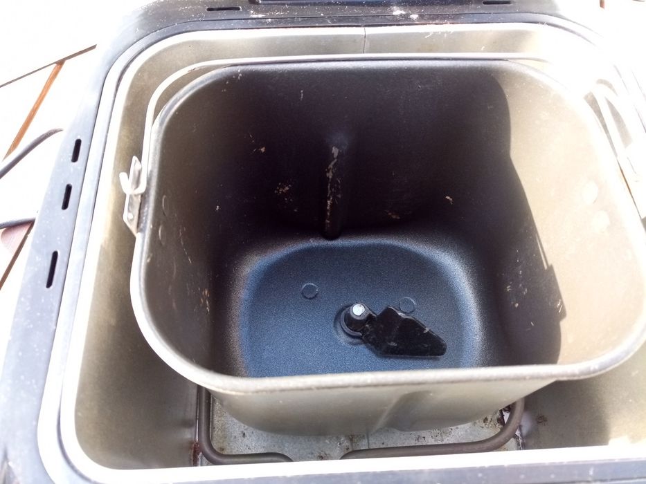 Cuba e pá da Máquina de Pão Silver Crest