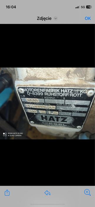 Zageszczarka Ammann DVH 5010 Hatz 1D80S 500kg