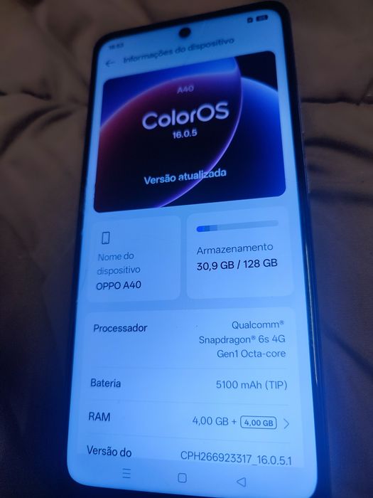 Telemóvel OPPO A40