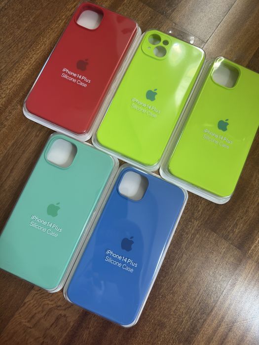 Чехол Silicone case iphone 14 plus, 15 plus