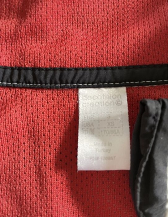 Kurtka lekka wiosenna wiatrówka kalenji sportowa szara