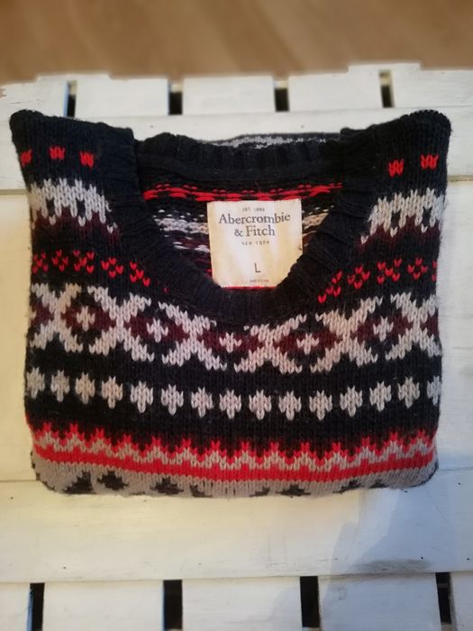 FINAL SALE - STAN IDEALNY Pulower Abercrombie & Fitch rozm. L