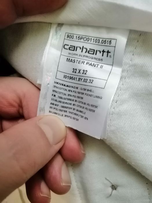 Штани  Carhartt WIP Master Pant II у розмірі 32 x 32
