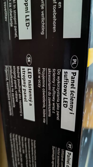 Panel LED naścienny Livarno nowy