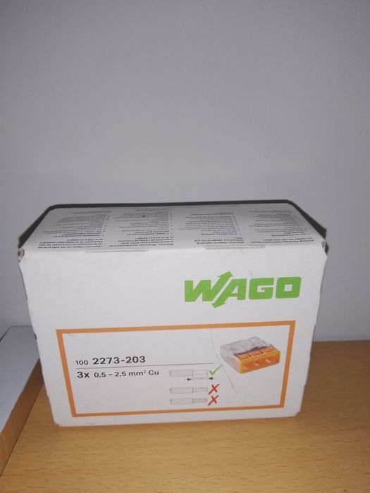 Złączki wago 100szt nowe