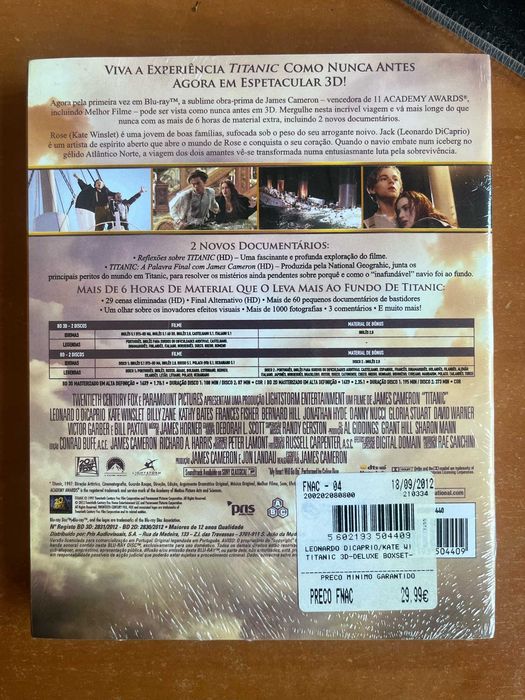 *SELADO* Titanic Blu-Ray 3D + 2D