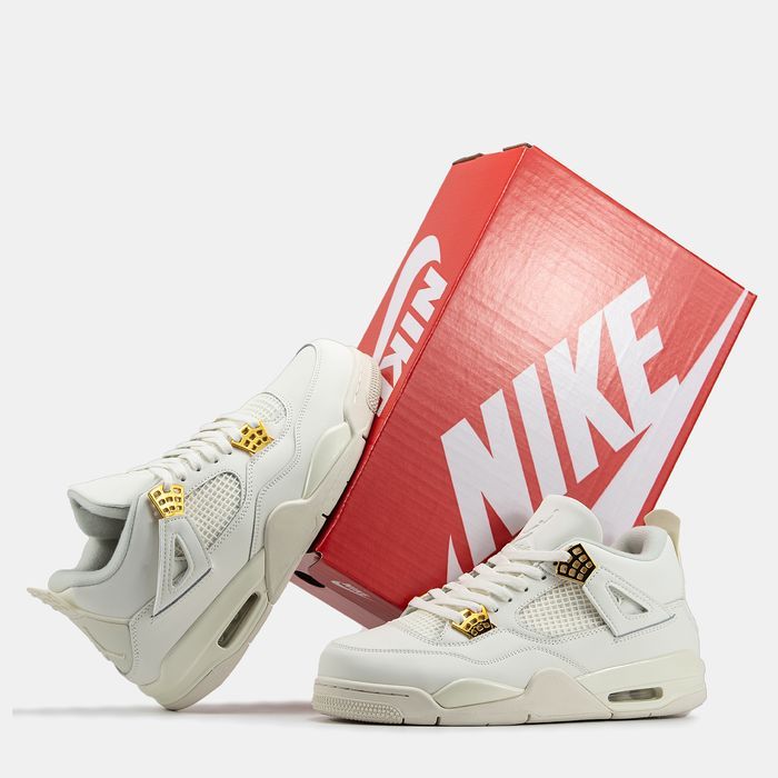 Кросівки Кроссовки Nike Air Jordan 4 White Білий повсякденні