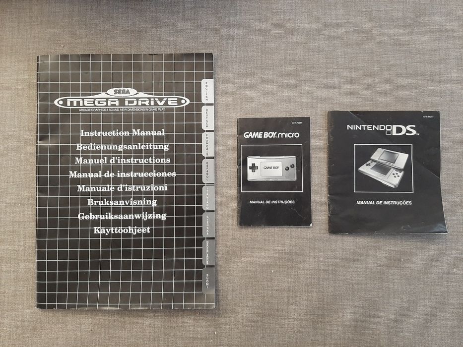 CAIXAS Playstation / Nintendo / XBOX / Manuais